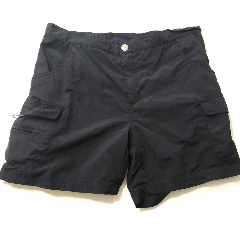 White Sierra Black Womens Cargo Board Shorts